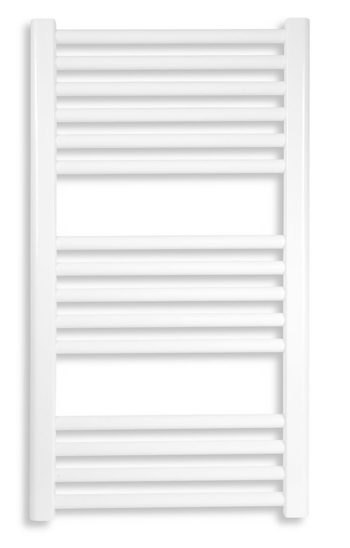 Novaservis 450/900,1 rebríkový radiátor 450 x 900 biely oblý