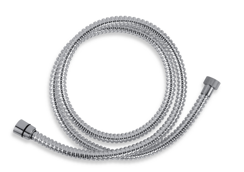 Novaservis SPIRAL/150,0 sprchová hadica plastová 150 cm chróm