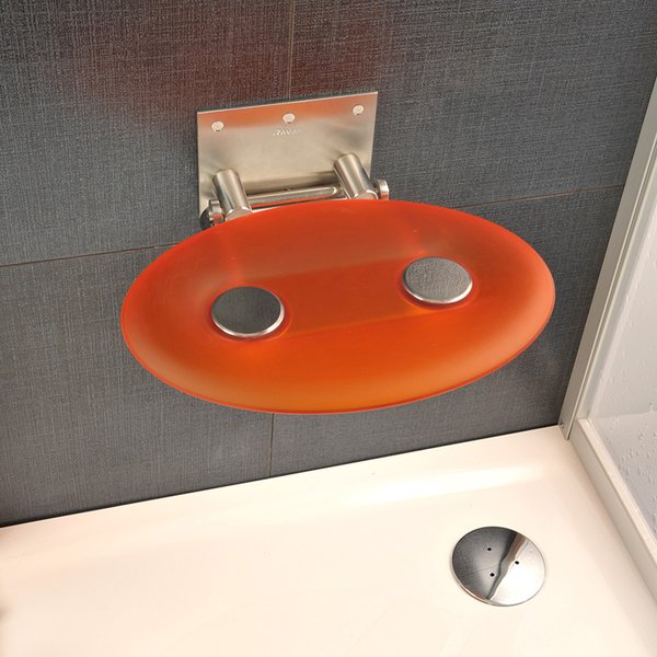 Ravak sedátko do sprchy Ovo-P orange (oranžové)