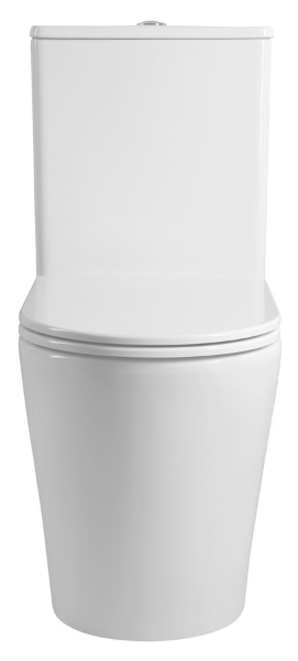 Dario Rimless PC106V WC kombi, spodný/zadný odpad, biele