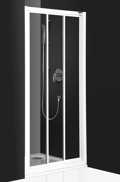 Roltechnik Lega line sprchové dvere PD3N 800 biela/tansparent