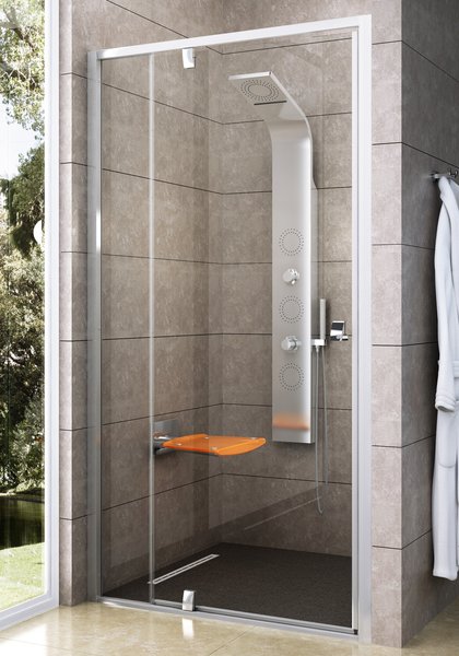 Ravak Pivot sprchové dvere PDOP2-110 lesk / transparent