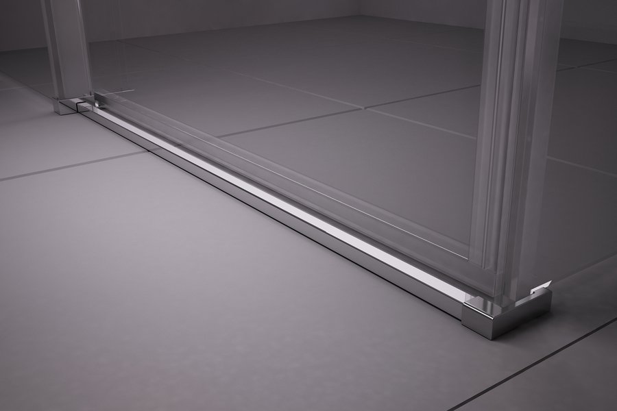 Ravak Matrix sprchové dvere MSD2-110 L biele / transparent