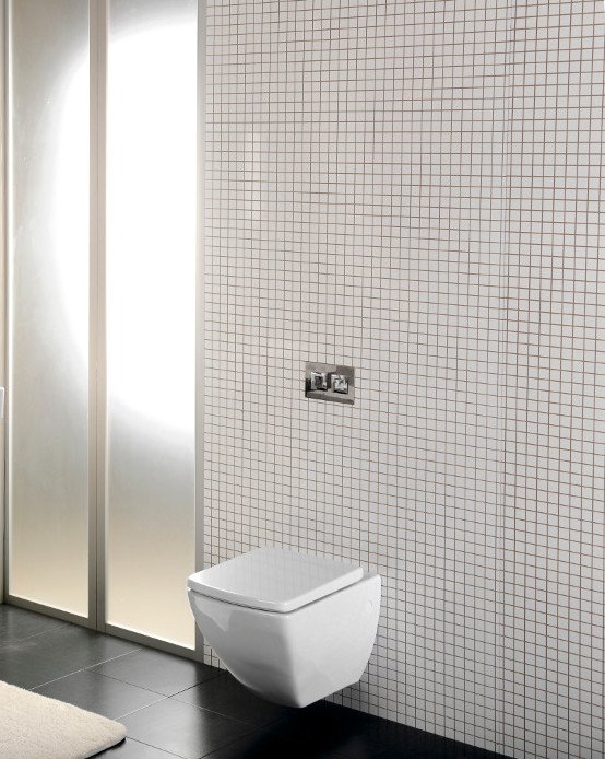 Isvea Purity 10PL02007-DL WC závesné 35x55,5cm s bidetovou sprškou