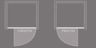 Roltechnik Proxima line sprchové dvere PXDO1N 900 brillant/transparent