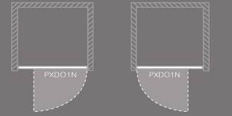 Roltechnik Proxima line sprchové dvere PXDO1N 1000 brillant/transparent