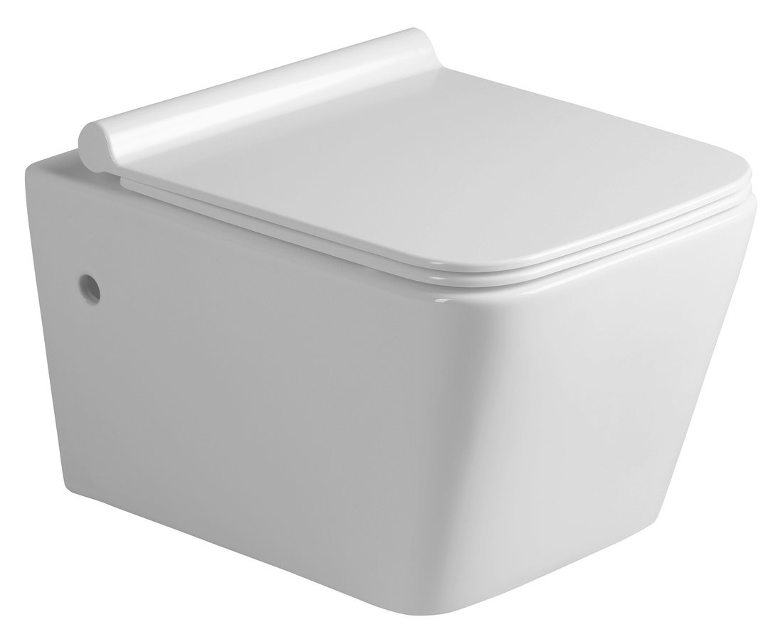 Porto PZ102R Rimless WC závesné 36x52 cm, WC sedátko Slim Soft Close