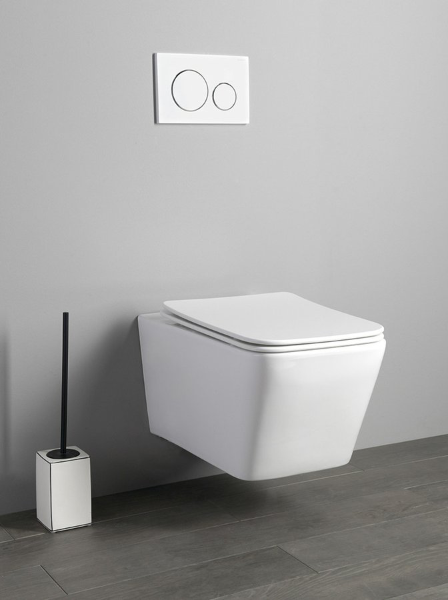 Porto PZ102WR závesná WC misa, Rimless, 36x52 cm, biela