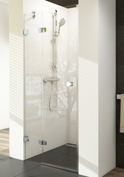 Ravak Brilliant sprchové dvere BSD2-100 L chróm / transparent ľavé