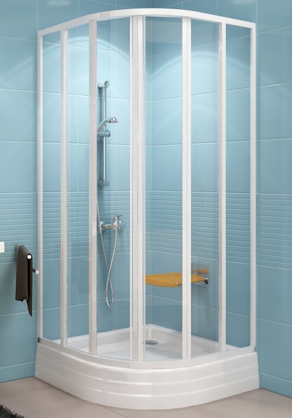 Ravak Supernova sprchový kút SKKP6-90 biely / transparent