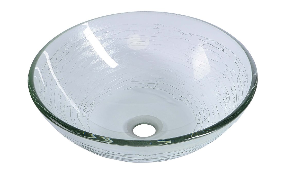 Ripple sklenené umývadlo priemer 42 cm