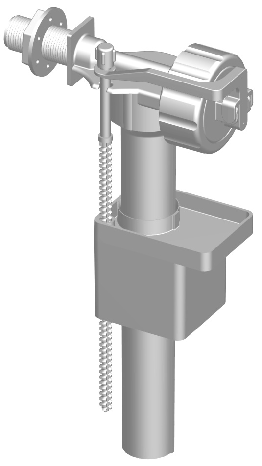 Sam Holding P-2446EF plavákový ventil bočný 3/8" s redukciou