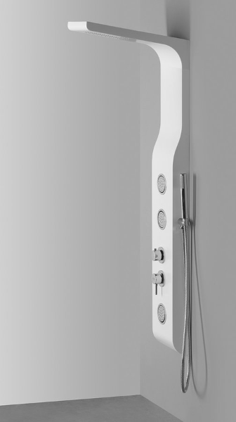 Yuki SL290 sprchový panel 210x1450 mm, biely