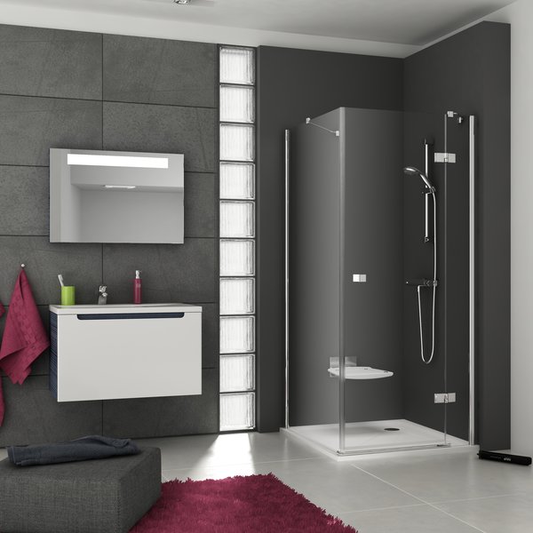 Ravak Smartline sprchové dvere SMSD2-90 A-R chróm / transparent pravé