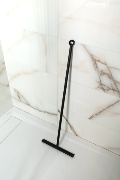 Aqualine SQ121B podlahová stierka 300x890 mm, čierna