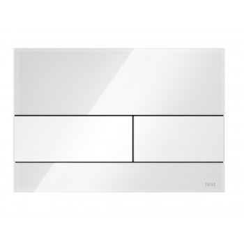 TECEsquare - Ovládacie tlačidlo, sklenené, biele sklo - biele 9240800