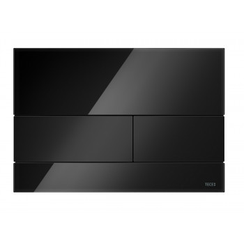 TECEsquare - Ovládacie tlačidlo, sklenené, čierne sklo - čierne 9240809