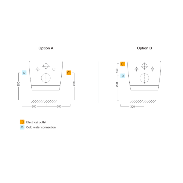 Uspa Lux UB-6635RU elektronický bidet s diaľkovým ovládaním