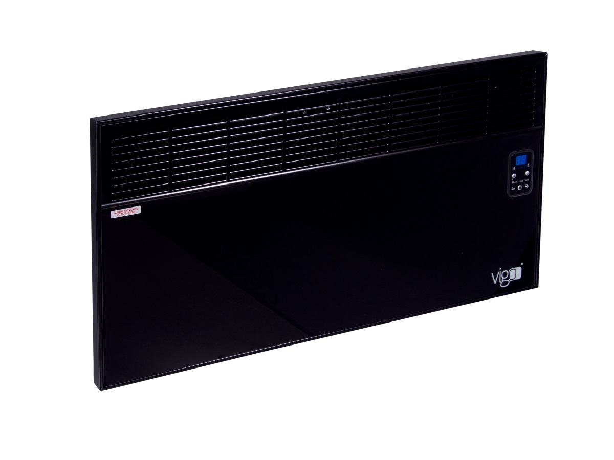 Vigo EPK 4590 E25 2500 W digitálny elektrický konvektor čierne sklo