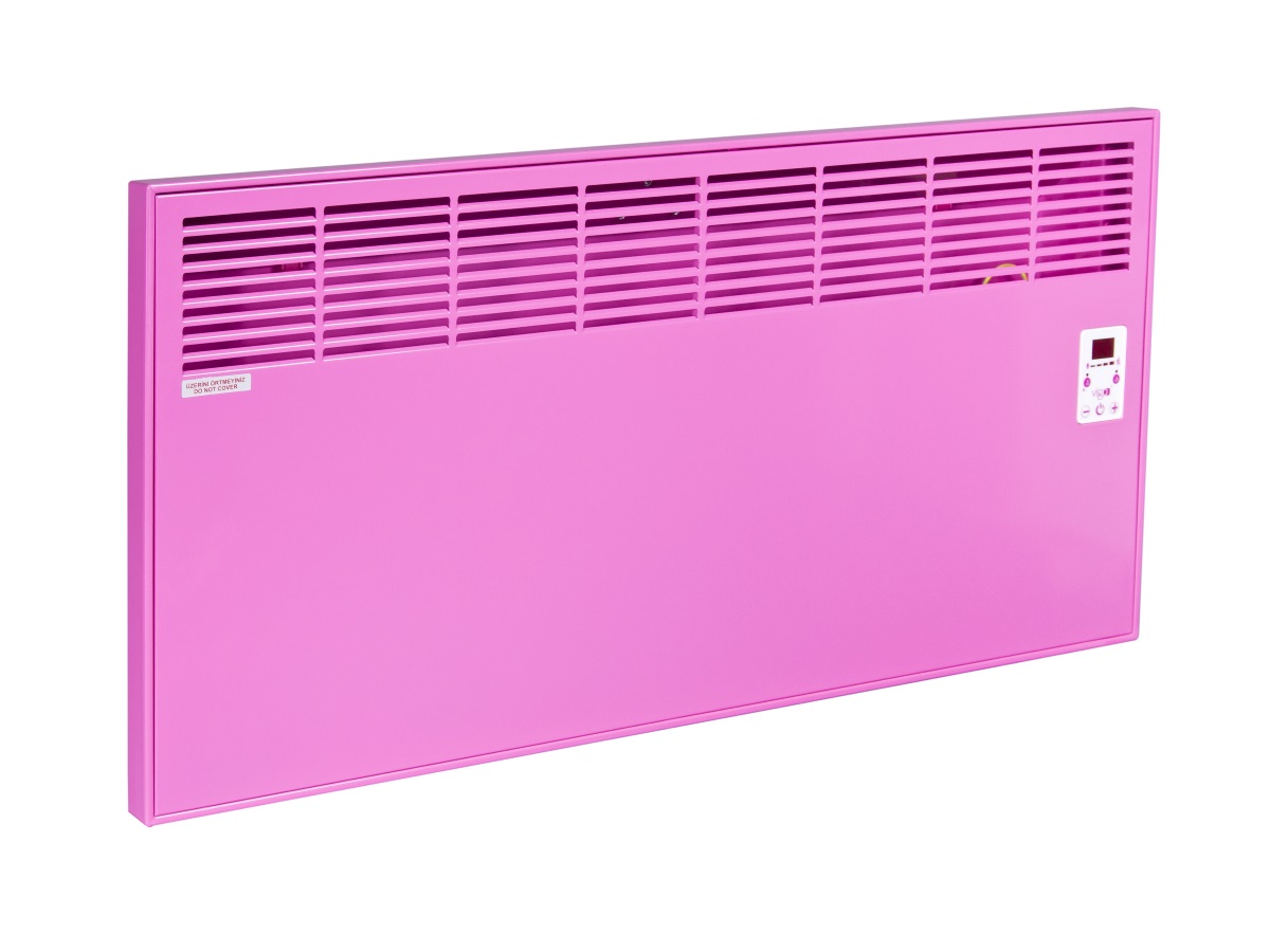 Vigo EPK 4590 E25 2500 W digitálny elektrický konvektor ružový