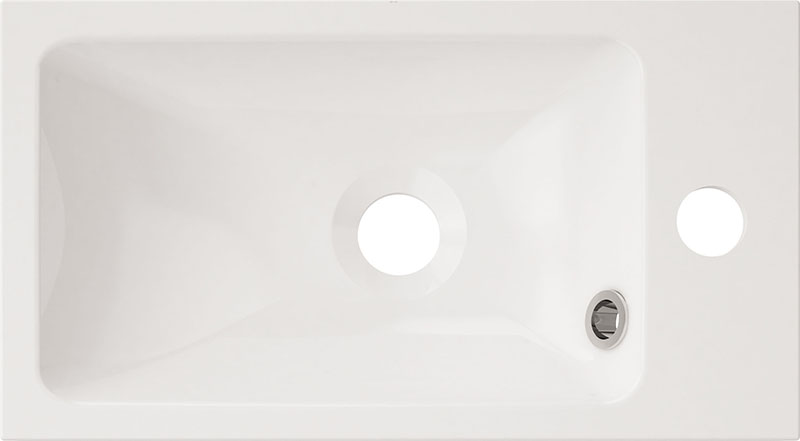 Vima 304.11 skrinka s umývadlom 40 x 22 cm biela lesklá