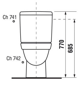 Jika Tigo WC nádržka so spodným prívodom H8282130007421