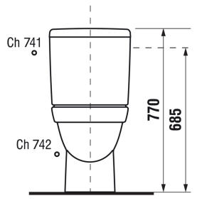 Jika Tigo WC nádržka s bočným prívodom H8282120007411