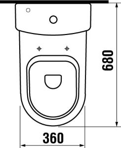 Jika Mio WC nádržka s bočným napúšťaním H8277120002411