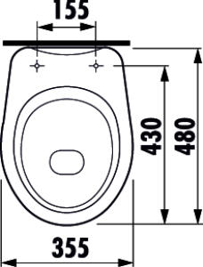 Jika Zeta WC misa stojaca spodný odpad H8223970000001