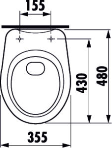 Jika Zeta WC misa stojaca zadný odpad H8223960000001