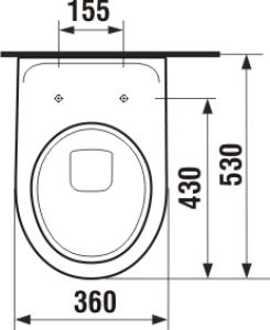 Jika Lyra Plus WC misa závesná H8233800000001