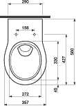 Kolo Varius WC misa závesná K33100