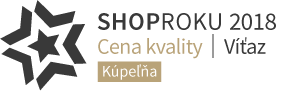 Shoproku 2018 Víťaz ceny kvality v kategórii Kúpeľne